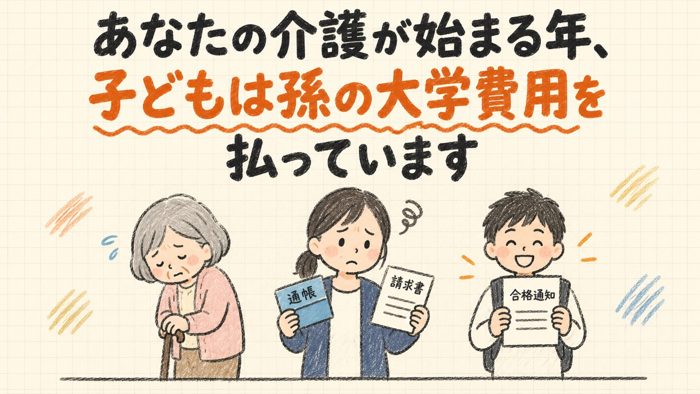 介護と大学費用が重なる年の記事表紙